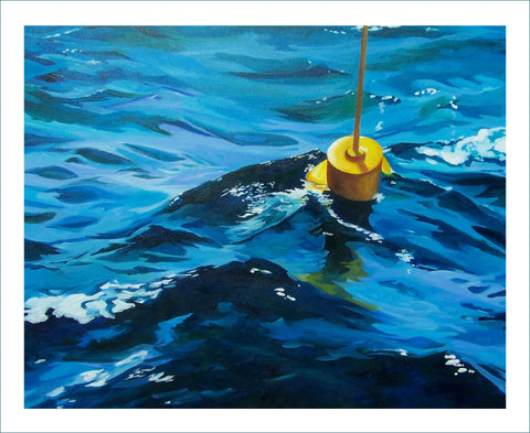 Yellow on Blue